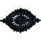Ekena Millwork Antonio Ceiling Medallion, Hand-Painted Night Shade, 35 7/8"W x 22 1/2"H x 4 3/8"P CM35X22ANNSF - alternate 1